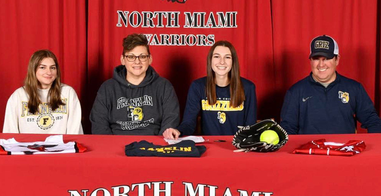 North Miami softball player signs with Franklin College